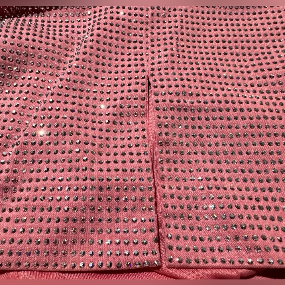 Studded Rhinestone Mini Skirt - Picture 8 of 10